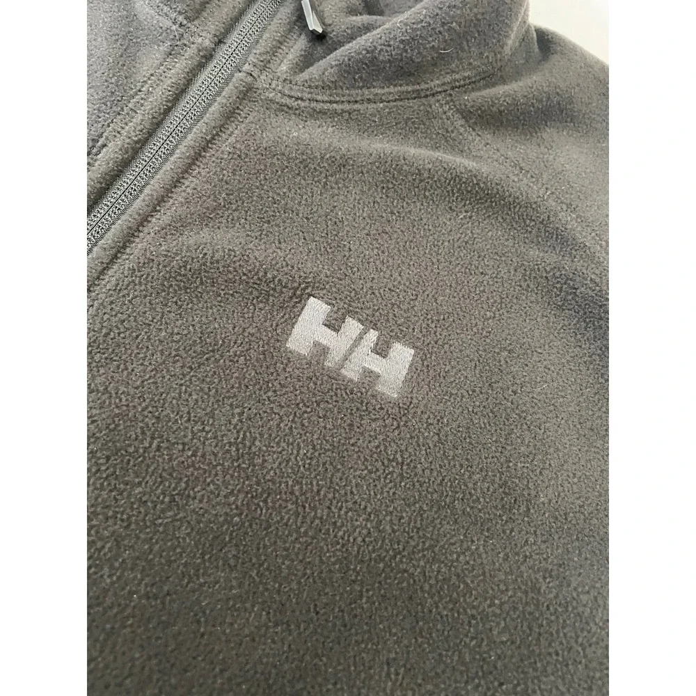 Helly‎ Hansen Fleece Vest Mens 2XL Black Polartec Full Zip Outdoors Hiking